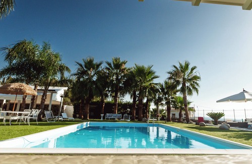 Venetico Villa | Sicily Villa Luxury Suite with a view of the Aeolian Islands