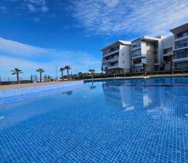Lamharza Essahel Apartment | Sidi Rahal Blue View, Beachfront wide seaview with pool