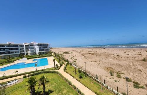 Lamharza Essahel Apartment | Sidi Rahal Blue View, Beachfront wide seaview with pool