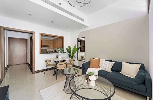 Jumeirah Village Circle Apartment | Silkhaus 1BR+ BIG Studio Space | Pantheon BLVD