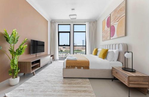 Al Barsha Apartment | Silkhaus exquisite studio in Art Gardens with gym access