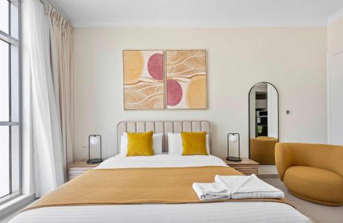 Al Barsha Apartment | Silkhaus exquisite studio in Art Gardens with gym access