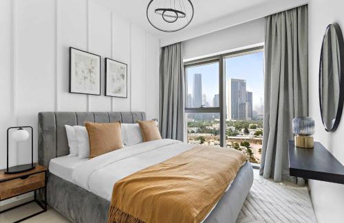 Trade Center Apartment | Silkhaus lavish 1BDR in new tower with pool & gym access
