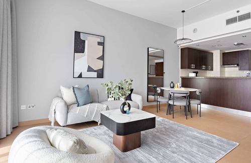 Khalifa City Apartment | Silkhaus Orchid Building | Next to Golf Course