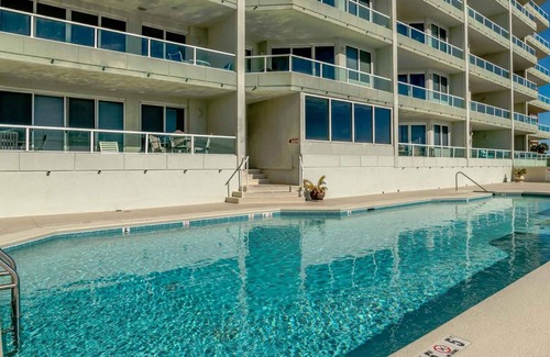 Orange Beach Condo | Silver Beach #102 | Pet Friendly, Gulf Front, Pool