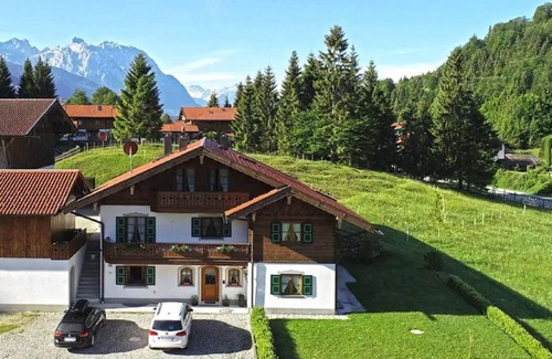 Wallgau Apartment | "Simetsberg", apartment, 2 bedrooms, shower and WC - Berghof