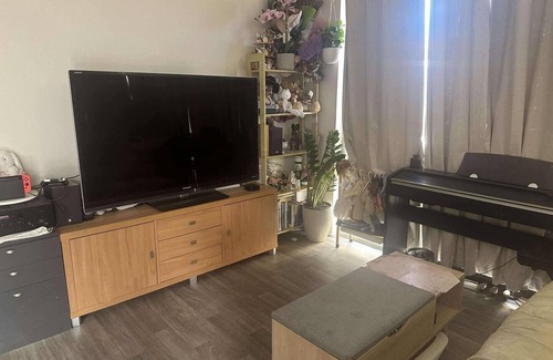 Bentley House | Simple cozy home Master room with private bathroom