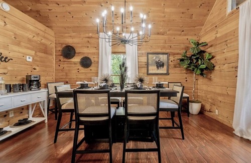 Gatlinburg - Pigeon Forge Cabin | Sip your coffee in the rocking chairs while enjoying the serene Mountain View’s.