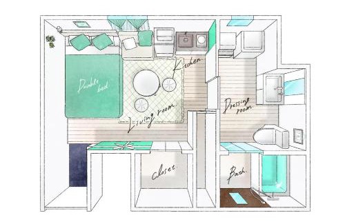 Horikiri Apartment | SiroHouse