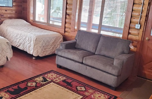 Soldotna Resort | SITKA CABIN, one of our six deluxe furnished cabins on the Peninsula!