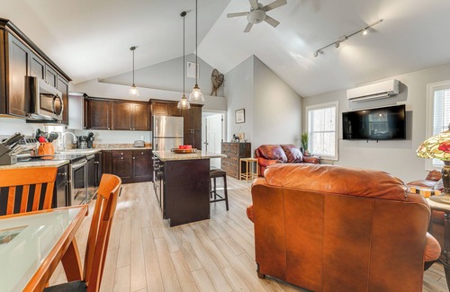 Bridgton House | Ski, Hike & Boat: Modern Bridgton Retreat