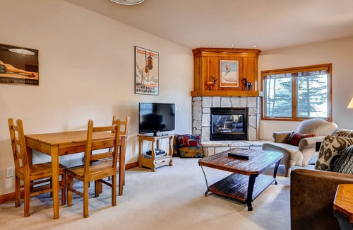 Four O'Clock Condo | Ski-in/out condo next to Snowflake Lift with fireplace, hot tubs, sauna & gym