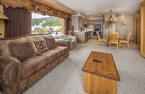 Big Sky Condo | Ski in/out w/great views, amazing location & community pool/hot tub