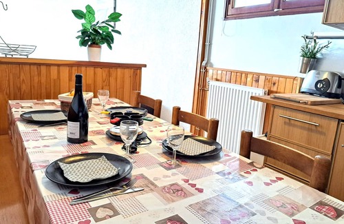 Pra Loup Apartment | Ski-In/Ski-Out Apartment for 8 in Central Pra-Loup with Balcony & Parking