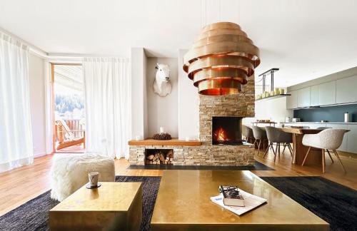 Parpan Apartment | Ski-in Ski-out-Apartment Mountain Nest Parpan