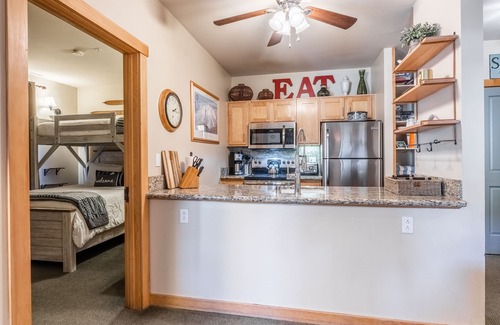 Mammoth Lakes Condo | Ski in Ski Out Juniper Springs Lodge #351 Luxury Slope-side 2 Bedrm 2 Bath End Unit!