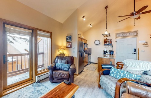 Four O'Clock Condo | Ski-in/ski-out retreat with wraparound decks, hot tubs, ski views