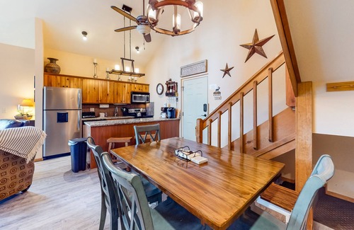Four O'Clock Condo | Ski-in/ski-out retreat with wraparound decks, hot tubs, ski views