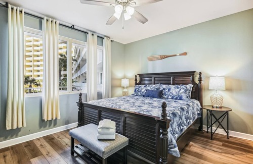 Panama City Beach Condo | 🏖️Skip the elevator to the 2nd floor with same level reserved parking Gulf front condo!🏖️
