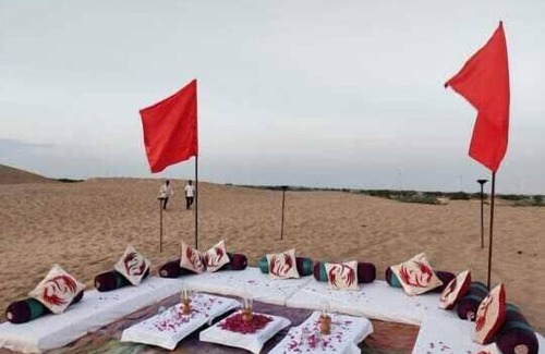 Kanoi RV Rental | Sky Blue Desert Camp Jaisalmer