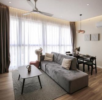 George Town Apartment | Sky High Stuning Penang Bridge & City Views 3BR