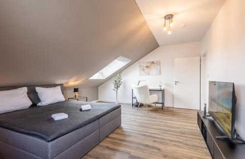 Hamm Apartment | Sky Penthouse 07 I Aufzug I TV I Terrasse I BBQ
