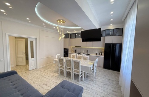 Bishkek Apartment | Skyline apartment in lovely Bishkek with 2-bedroom, near complex BISHKEK PARK