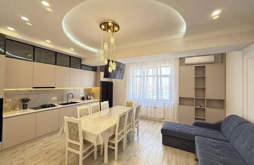 Bishkek Apartment | Skyline apartment in lovely Bishkek with 2-bedroom, near complex BISHKEK PARK