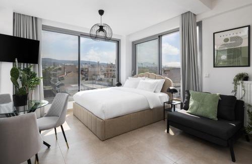 Thessaloniki Apartment | Skyline Horizon Luxury Apartment with Stunning Terrace by BiNoBi!