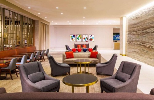 Elliot Park House | Skyway links to the convention center and downtown