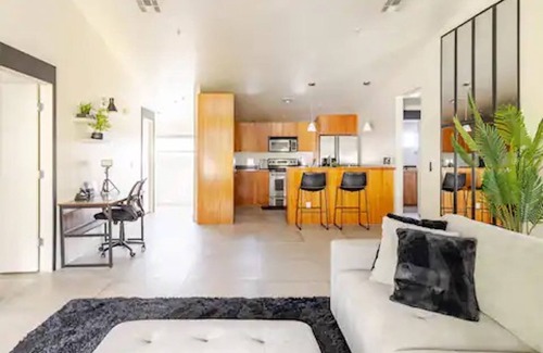 Sunset Condo | Sleek Monochrome Haven! 2BR 2 BA