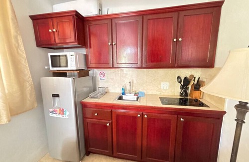 Estate Pearl Resort | Sleek & Sunny Island Studio | Kitchenette