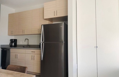 Des Moines Apartment | Sleepover: Tasteful Studio and Gym - Des Moinesn