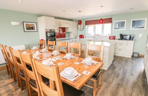 Solva House | Sleeps 10 Luxury 3-storey house, a private hot tub, fantastic sea views in Solva
