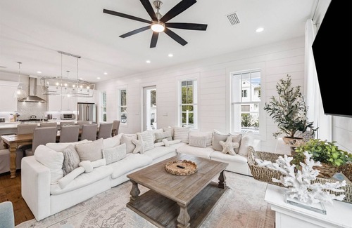 Seagrove Beach House | Sleeps 18! Private Pool, Hot Tub, LSV, 2 Living Rooms, & Pet Friendly!