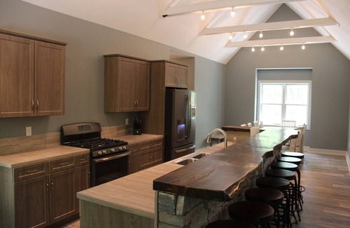 Saugatuck House | Sleeps 30! Large Pool, Hot Tub, Volleyball, Fire Pit, Pool Table, Foosball