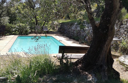 Grasse House | Small house in the hills above Grasse swimming pool quiet sea view hiking