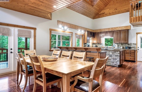 Cosby Cabin | Smoky Mountain Wellness ZEN Retreat Oasis SpaHotTub-pool table - DOGS-VIEWS