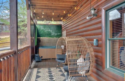 Hemlock Hills House | Smoky Stargazer Pet Friendly Cabin For Groups with Game Room and Arcade