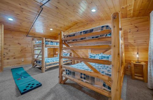 Hemlock Hills House | Smoky Stargazer Pet Friendly Cabin For Groups with Game Room and Arcade
