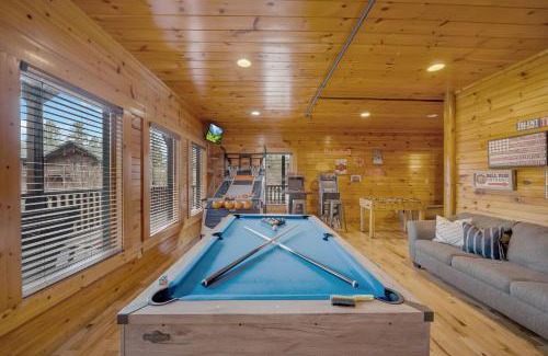 Hemlock Hills House | Smoky Stargazer Pet Friendly Cabin For Groups with Game Room and Arcade
