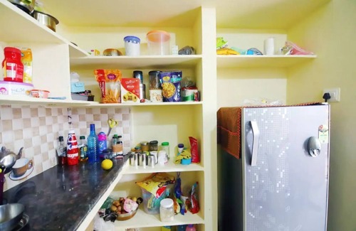 Begumpet Condo | SN301-Fully Furnished 1BHK AC,TV,300mbps@Suchitra