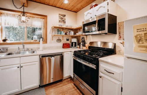 Glacier Cabin | Snowline Cabin #4 - Pet-friendly cedar cabin with a private outdoor hot tub!