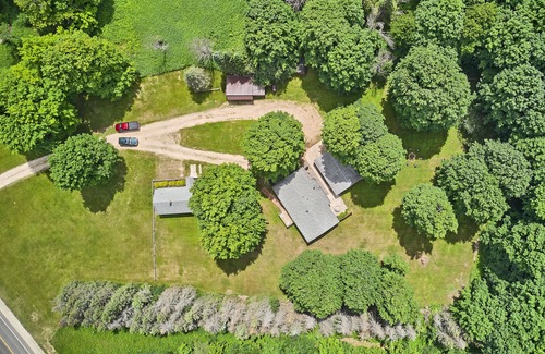 Rumely Cabin | Snowmobile Trail 8 Directly Across the Road