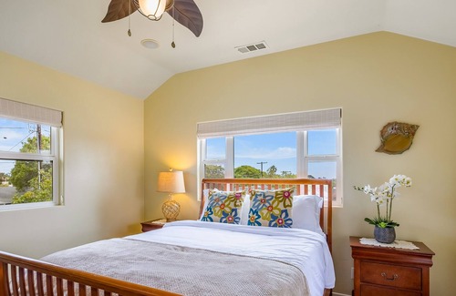 West Mesa House | SoCal paradise with backyard garden, patio & ocean-view balcony