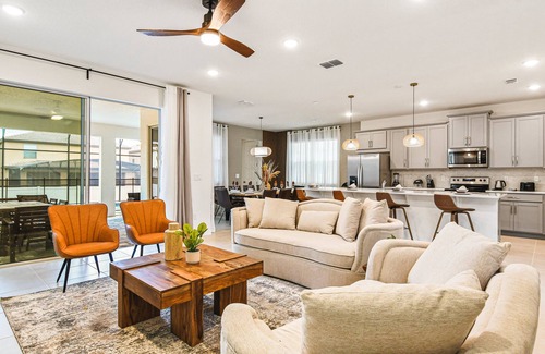 Four Corners House | Solara Resort 6br Jurassic Pool Spa Villa Disney
