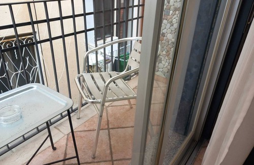 Villagonia Apartment | Sole Mare Giardini Naxos Double Room 'With Internal Balcony' with Balcony, Wi-Fi and Air Conditioning