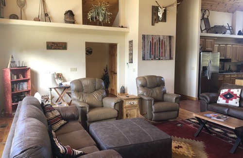 Angel Fire House | Solitude, 20 mile views, Wildlife, Hot tub, Skiing, Perfect for families!