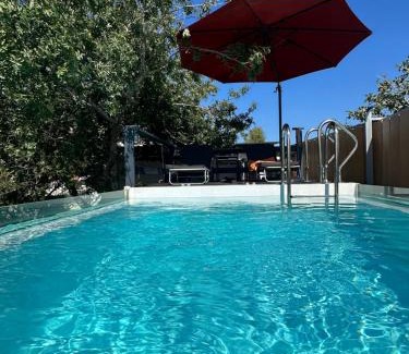 Aegina Town Apartment | SolMar Aegina with private pool - jacuzzi