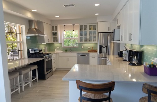 Marathon House | Sombrero Beach 2 Minute Walk! Waterfront Home, Heated Pool, Kayaks, No Stairs
